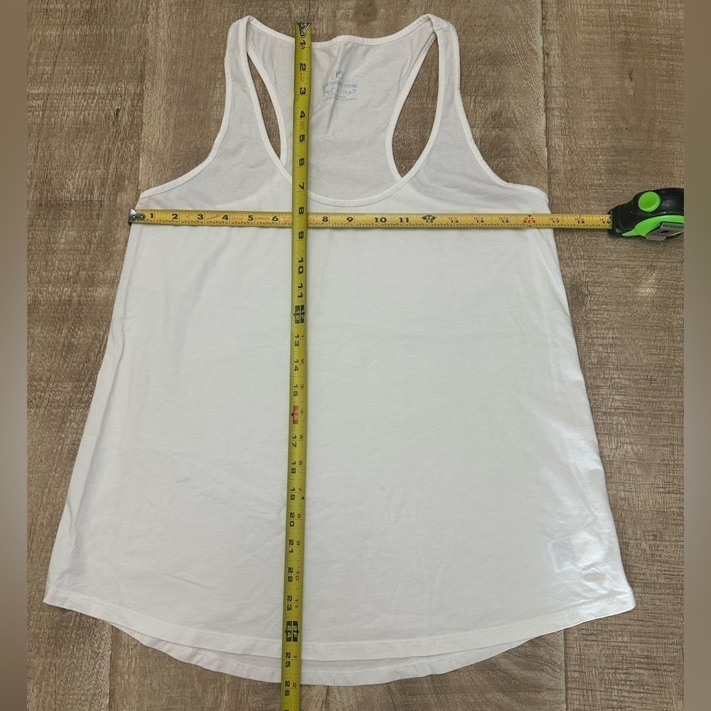 Southern Tide Sleeveless Tank Top | White | Size M - Picture 4 of 7
